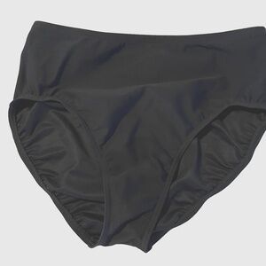 Tankini Bottom Size 12 Swimsuit Bikini Bottom: Black--NO TAGS but Shore & Shade
